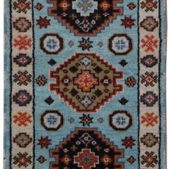 2' 0" x 6' 6" India Kazak Rug