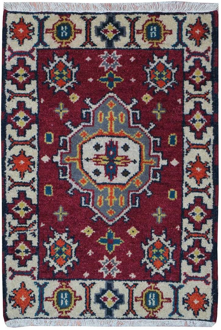 2' 0" x 3' 0" India Kazak Rug