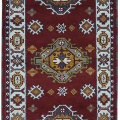 2' 7" x 9' 8" India Kazak Rug