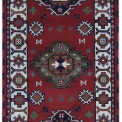 2' 6" x 9' 8" India Kazak Rug