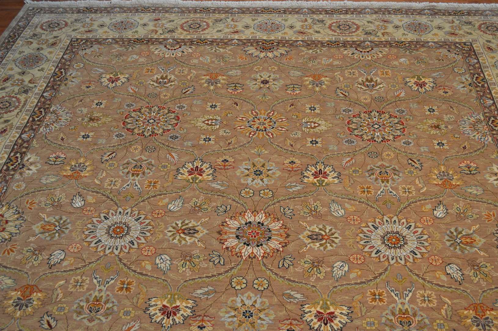 7' 9" x 9' 8" India Agra Rug - Image 12