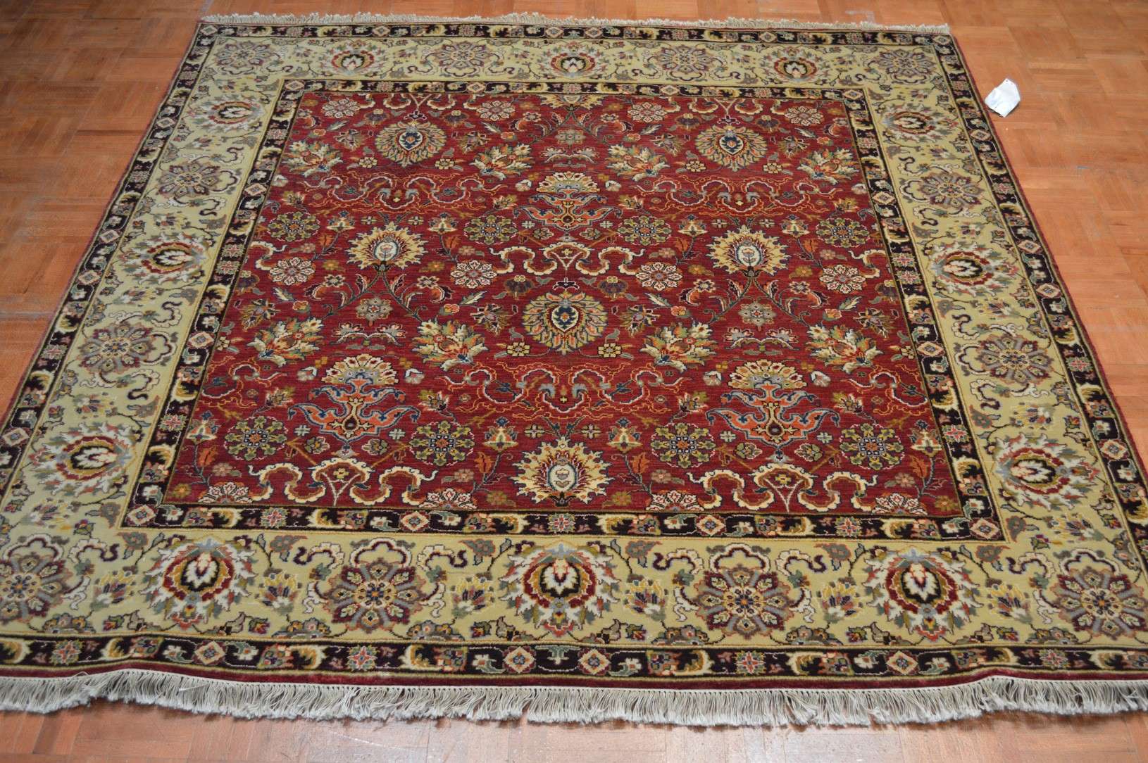 6' 0" x 6' 0" India Agra Round Rug - Image 6