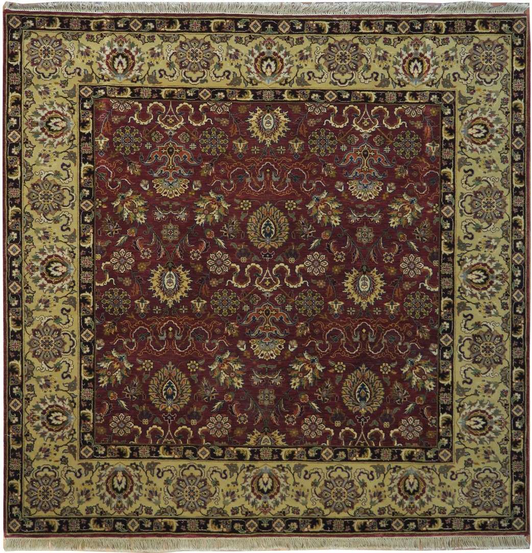 6' 0" x 6' 0" India Agra Round Rug