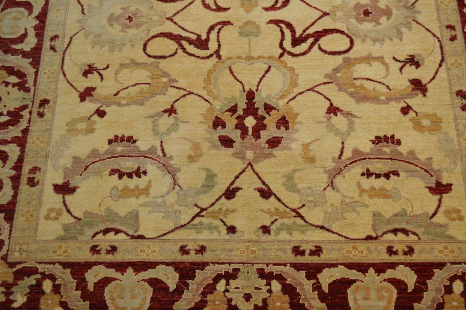 6' 0" x 6' 6" Pakistan Peshawar Rug - Image 10