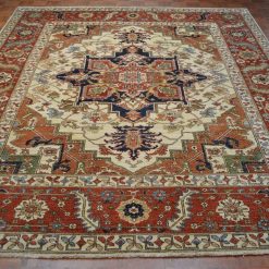 Alternative view of 8' 1" x 10' 1" Pakistan Serapi Rug