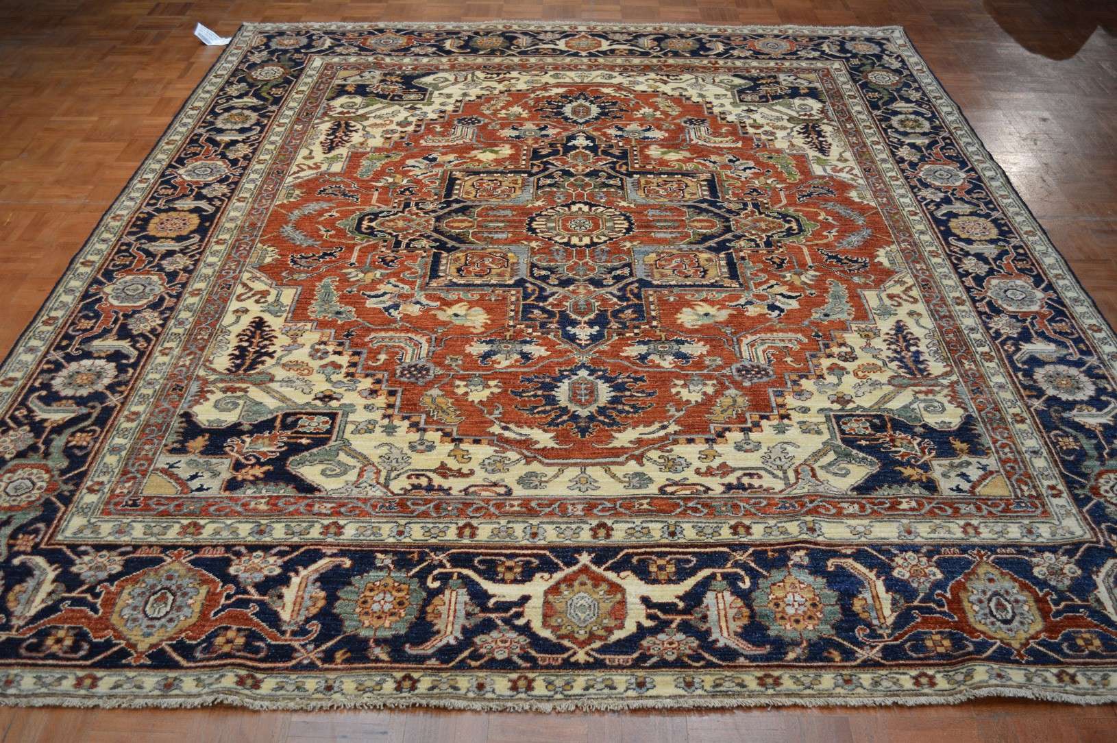 8' 3" x 9' 8" Pakistan Serapi Rug - Image 2