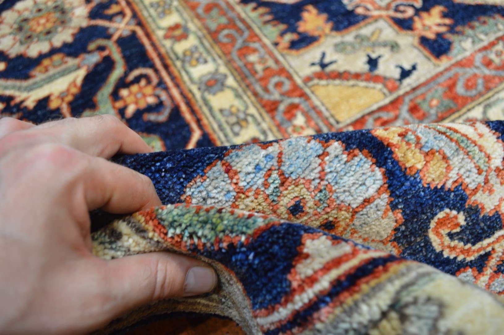 8' 3" x 9' 8" Pakistan Serapi Rug - Image 12