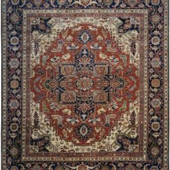 8' 3" x 9' 8" Pakistan Serapi Rug