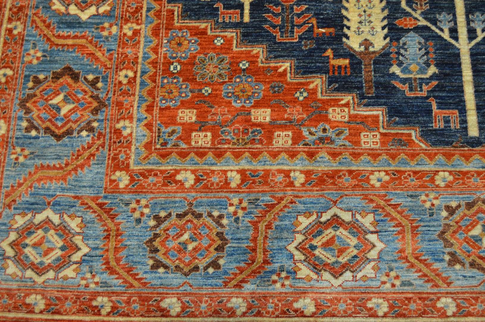 8' 2" x 10' 1" Pakistan Serapi Rug - Image 8