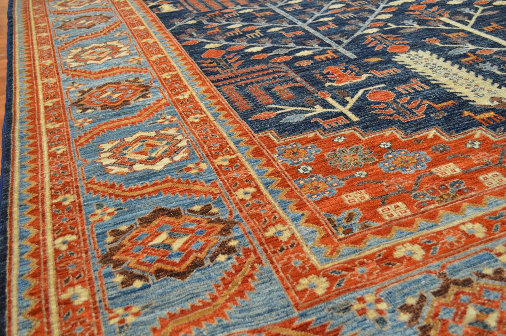 8' 2" x 10' 1" Pakistan Serapi Rug - Image 10