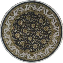 6' 3" x 6' 2" India Jaipour Round Rug