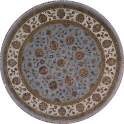 9' 3" x 9' 2" India Jaipour Round Rug