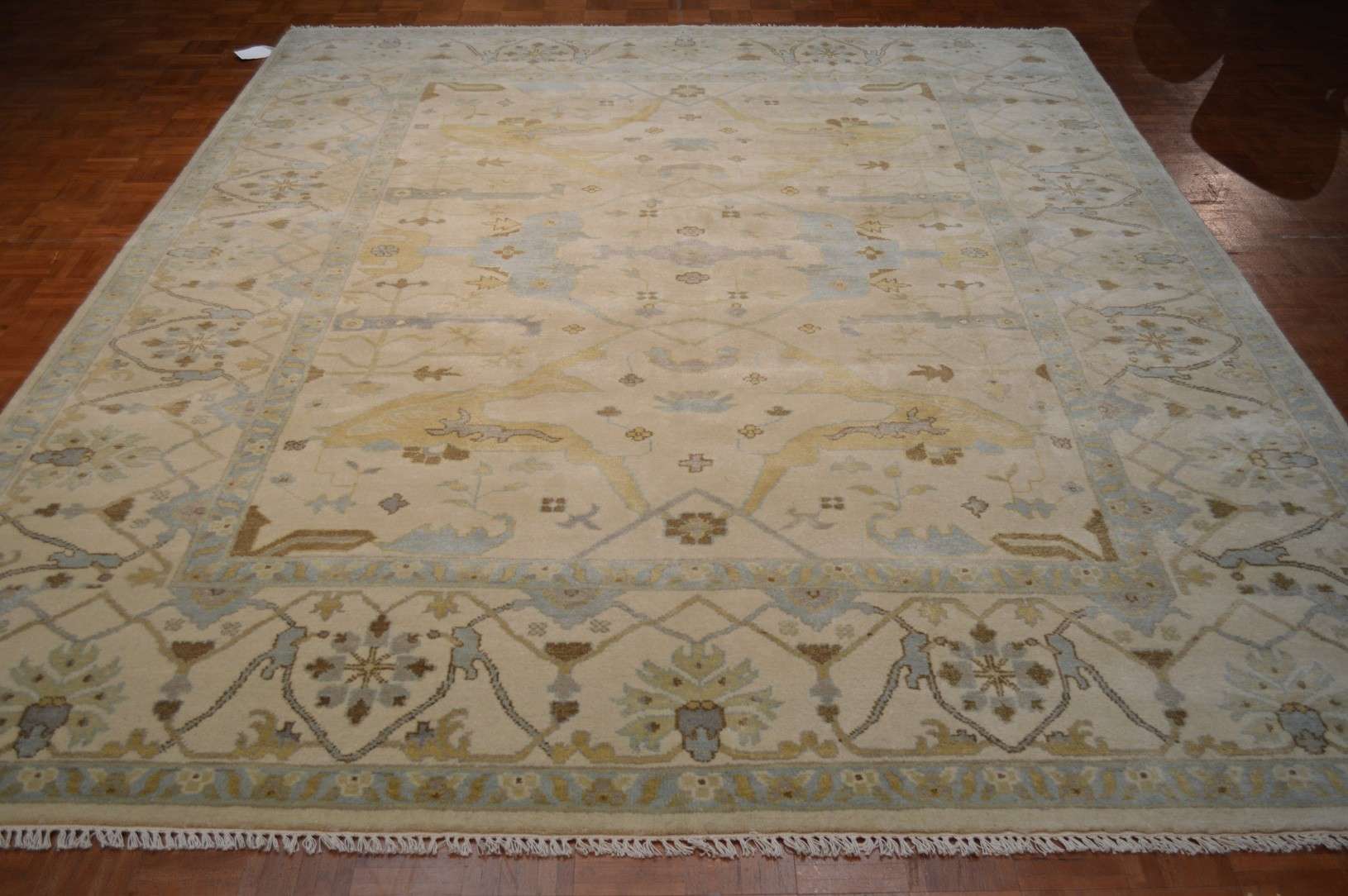 9' 2" x 12' 0" India Oushak Rug - Image 2