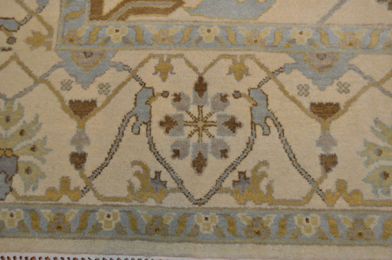 9' 2" x 12' 0" India Oushak Rug - Image 5
