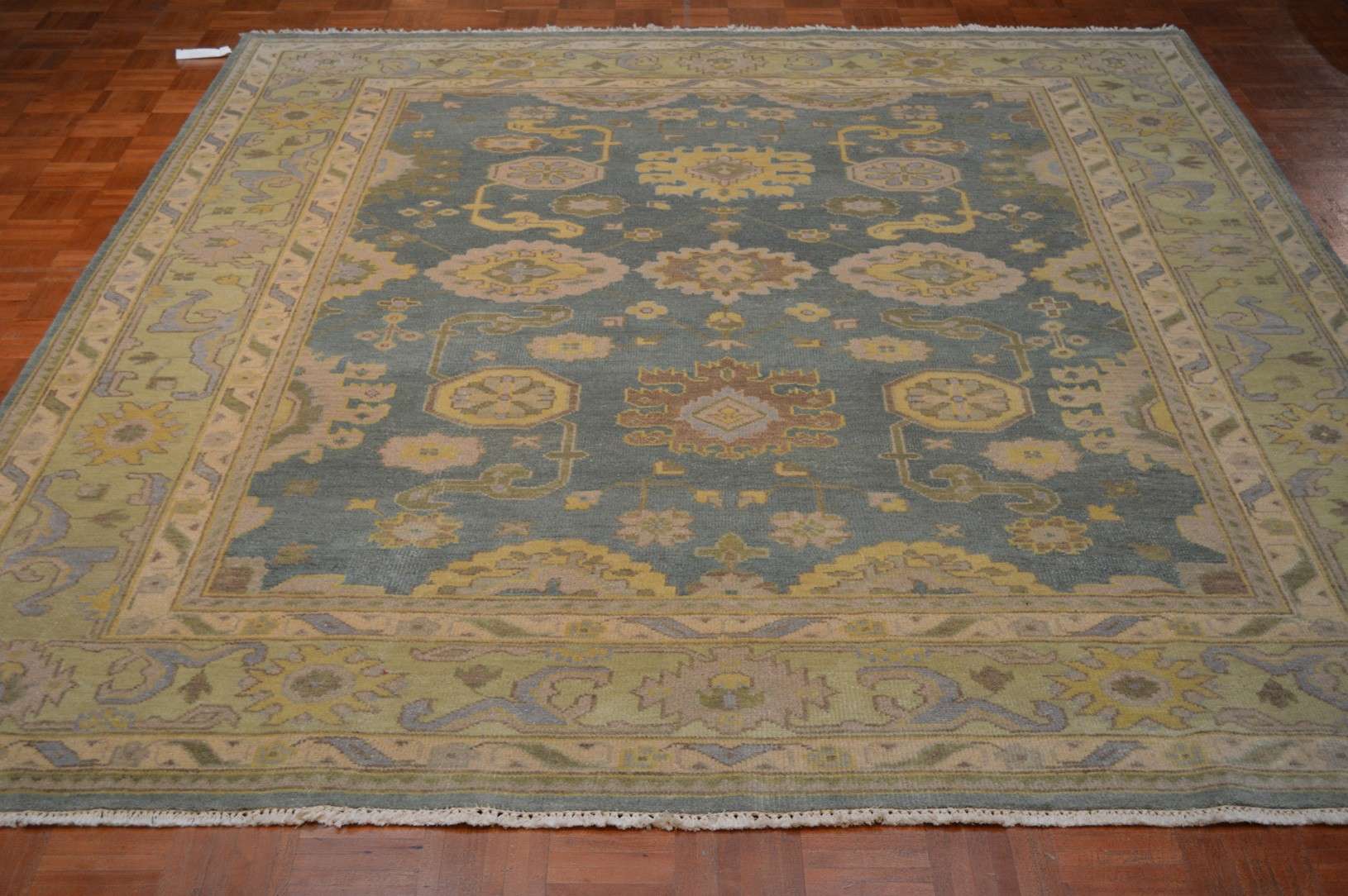 8' 1" x 9' 8" India Oushak Rug - Image 2