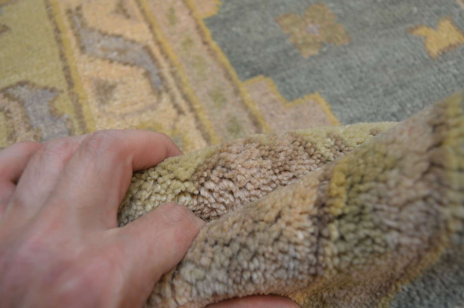 8' 1" x 9' 8" India Oushak Rug - Image 12