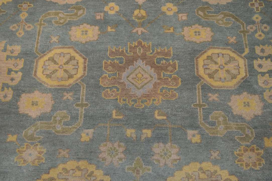 8' 1" x 9' 8" India Oushak Rug - Image 9