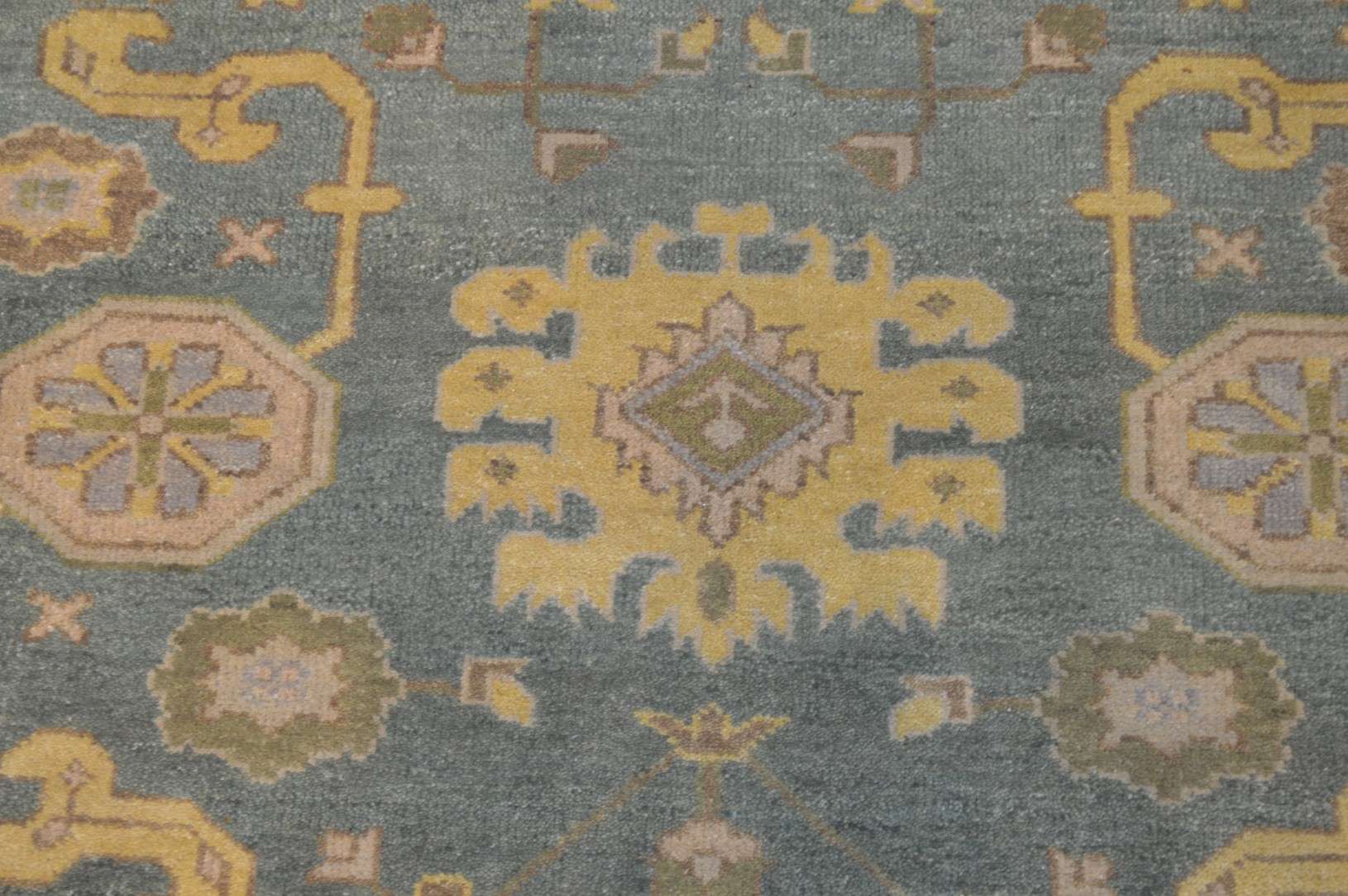 8' 1" x 9' 8" India Oushak Rug - Image 8