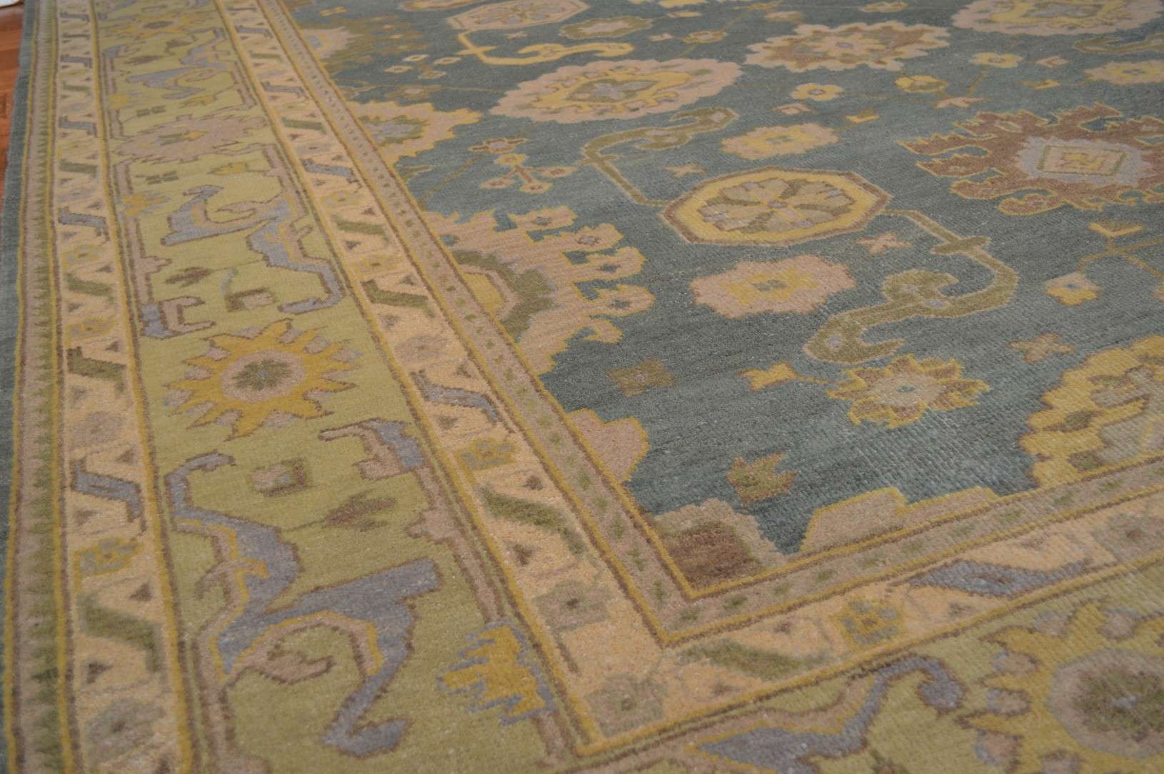 8' 1" x 9' 8" India Oushak Rug - Image 5