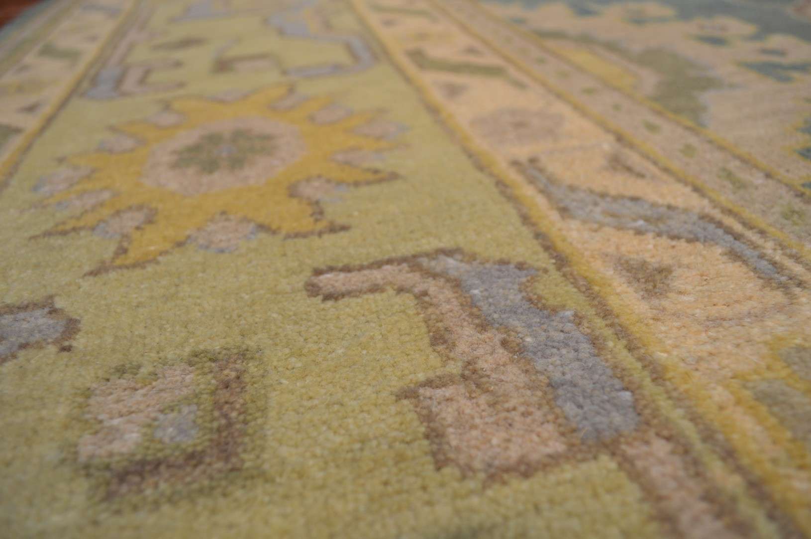 8' 1" x 9' 8" India Oushak Rug - Image 10