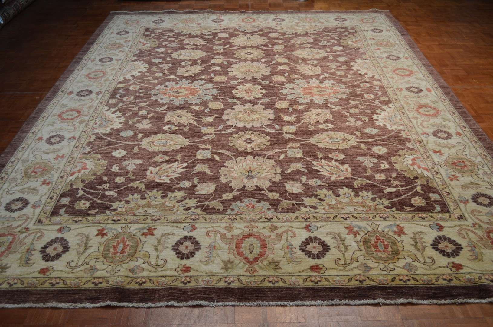 9' 0" x 11' 8" Pakistan Peshawar Rug - Image 2