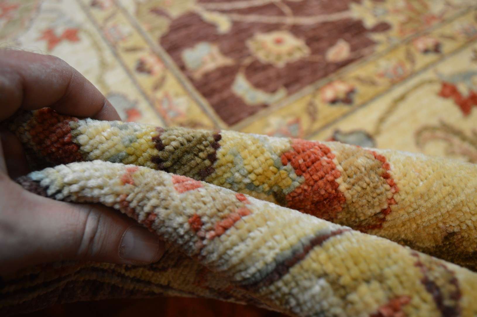 9' 0" x 11' 8" Pakistan Peshawar Rug - Image 12