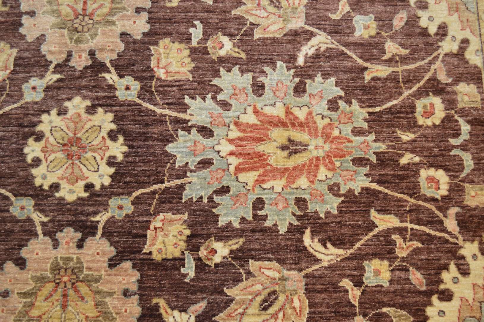 9' 0" x 11' 8" Pakistan Peshawar Rug - Image 4