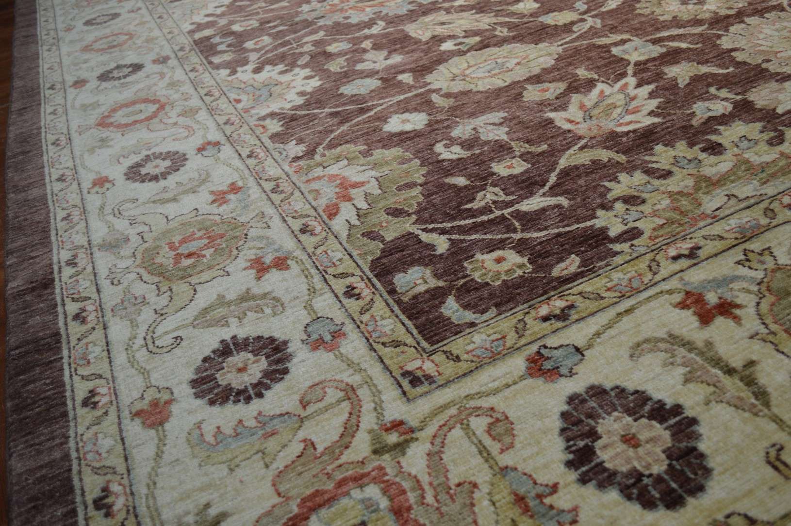 9' 0" x 11' 8" Pakistan Peshawar Rug - Image 6