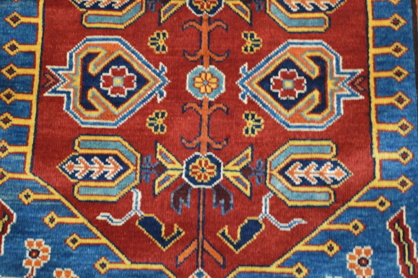 4' 2" x 6' 1" Pakistan Shirvan Rug - Image 7