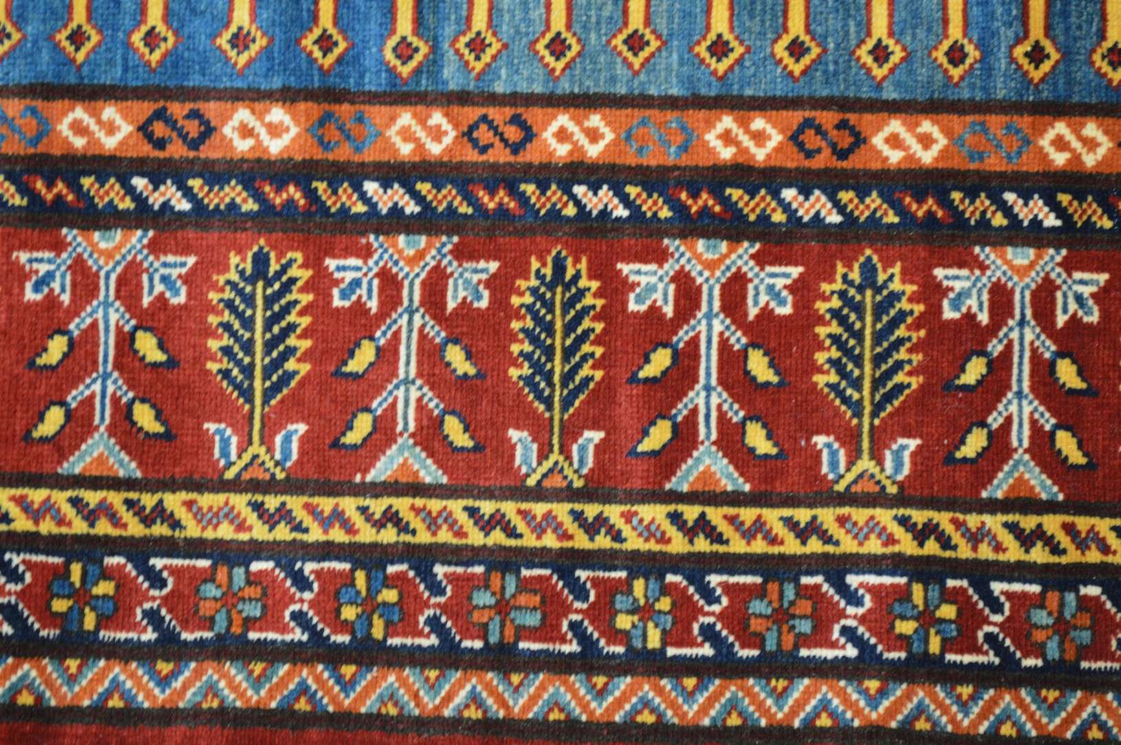 4' 2" x 6' 1" Pakistan Shirvan Rug - Image 9