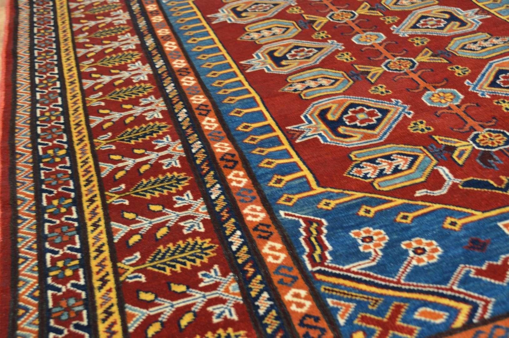 4' 2" x 6' 1" Pakistan Shirvan Rug - Image 4