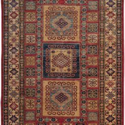 4' 1" x 6' 3" Pakistan Kazak Rug