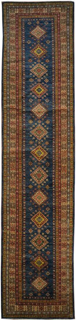 2' 8" x 12' 3" Pakistan Kazak Runner