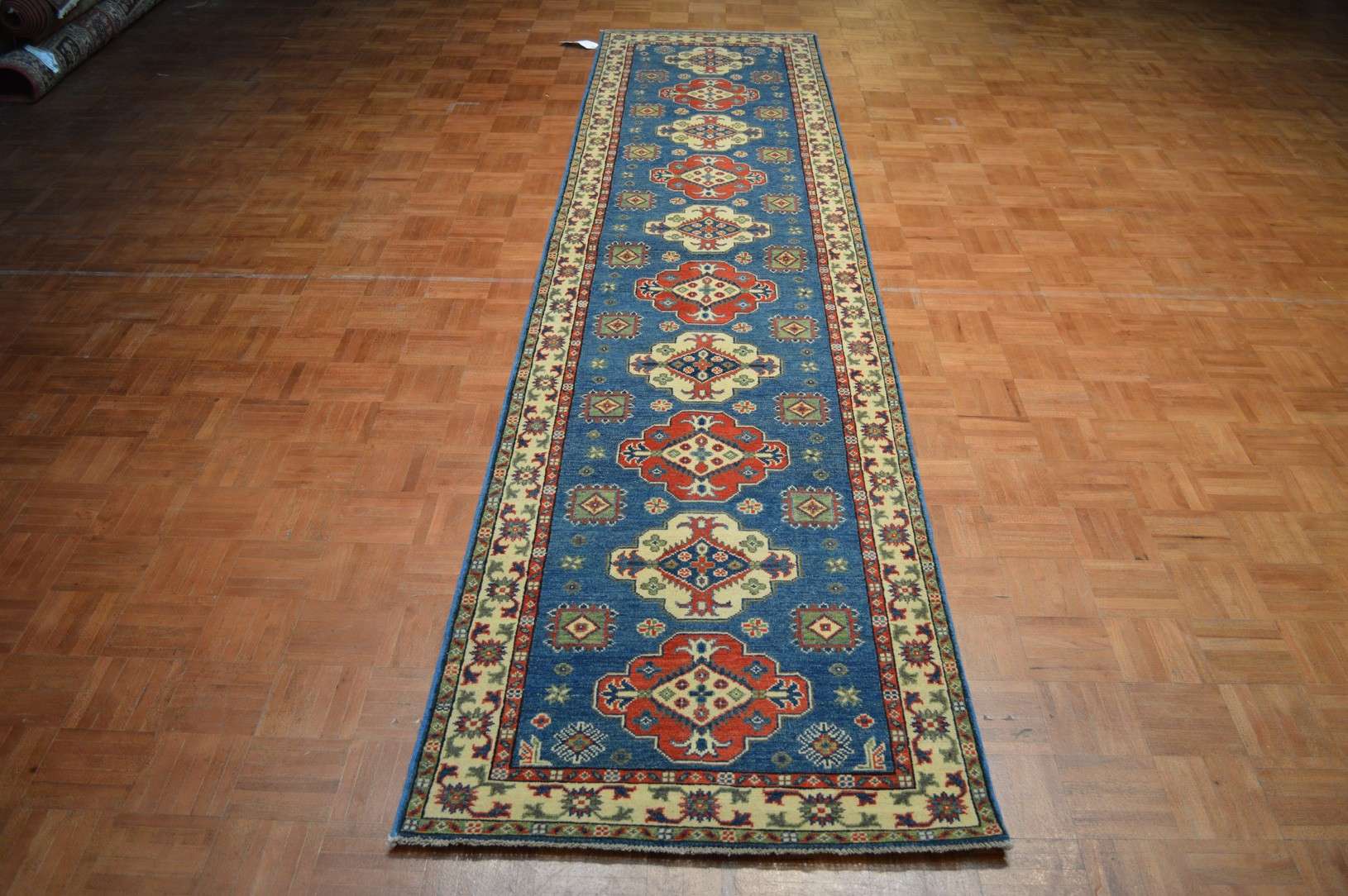2' 8" x 12' 3" Pakistan Kazak Runner - Image 2