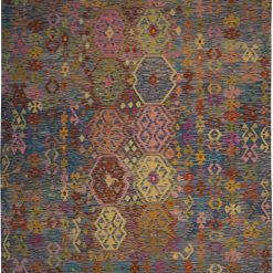 6' 8" x 9' 7" India Kilim Rug