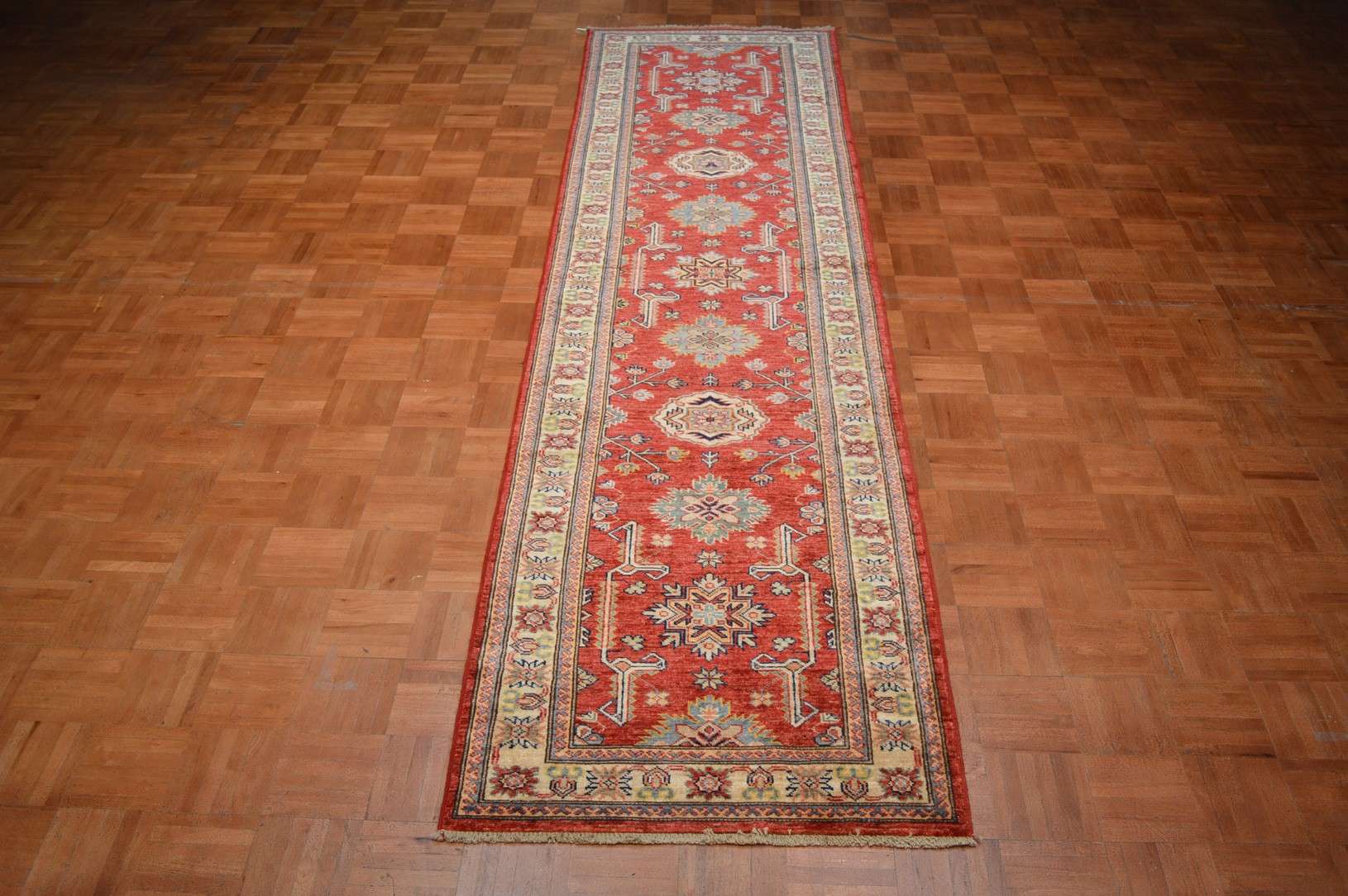2' 7" x 10' 0" Pakistan Kazak Runner - Image 2