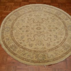 Alternative view of 4' 3" x 4' 3" Pakistan Peshawar Round Rug